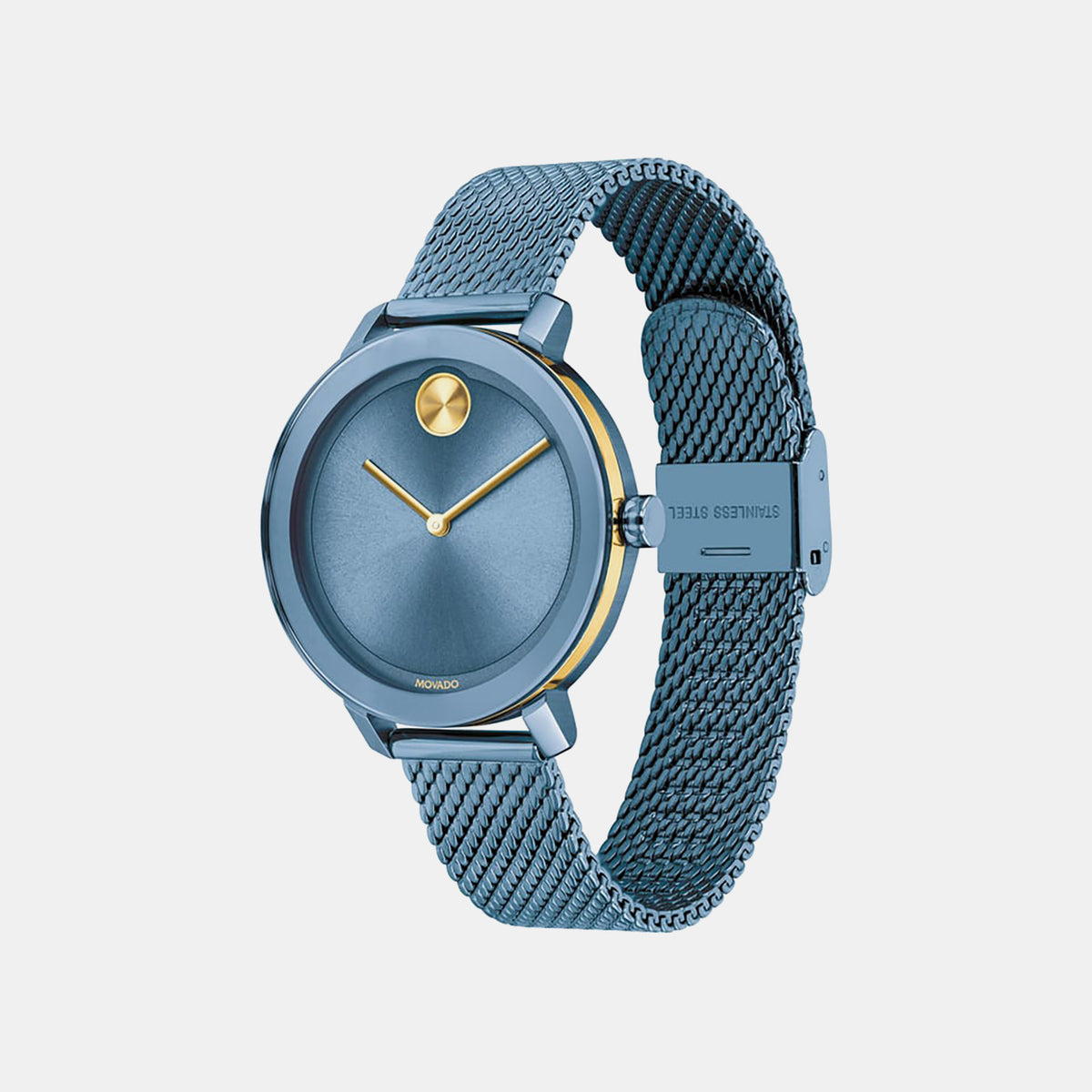 Bold Evolution Women Quartz Blue Dial Analog Stainless Steel Watch 3600675