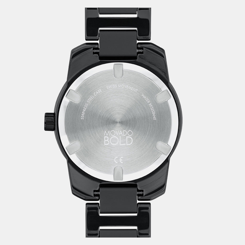 Bold Men Quartz Black Dial Analog Ceramic Watch 3600727