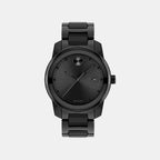 Bold Men Quartz Black Dial Analog Ceramic Watch 3600727