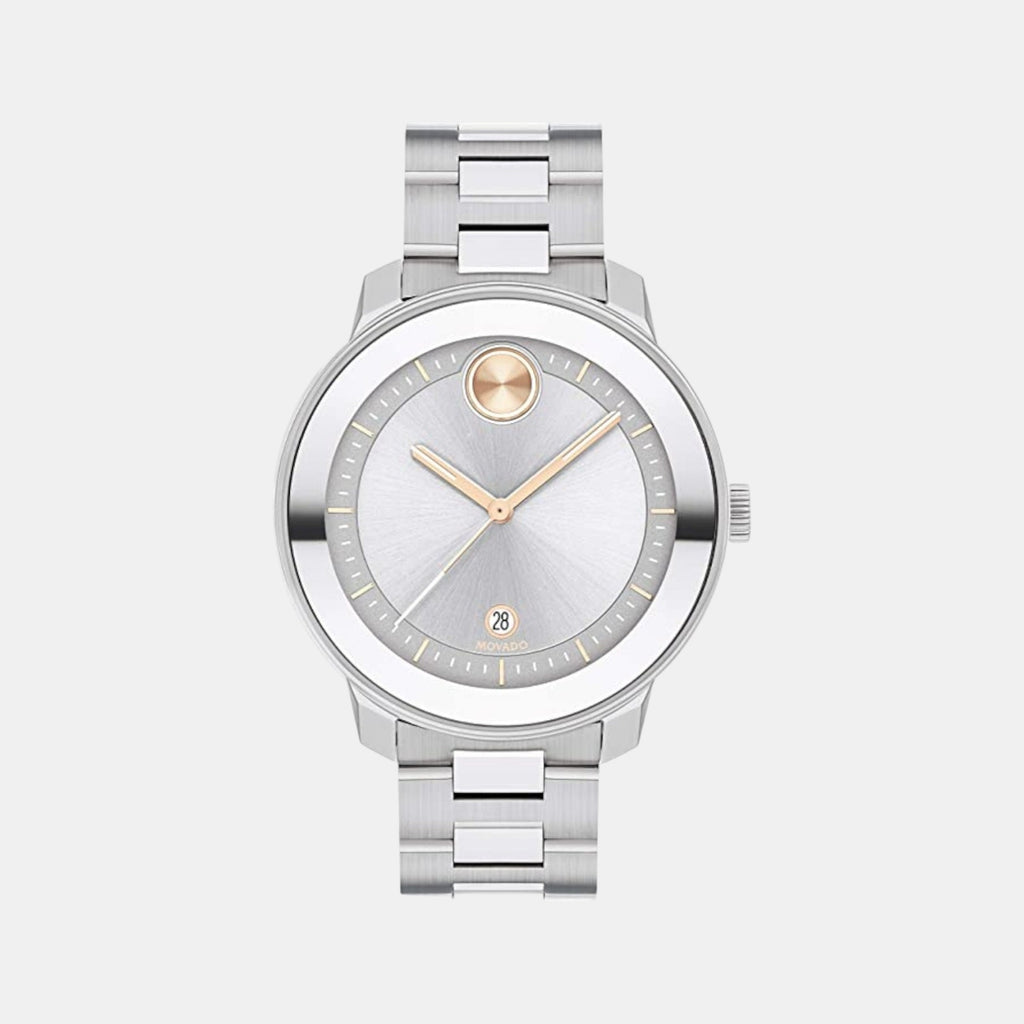 Bold Verso Women Quartz Silver Dial Analog Stainless Steel Watch 3600747