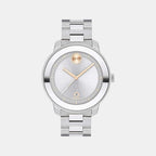 Bold Verso Women Quartz Silver Dial Analog Stainless Steel Watch 3600747