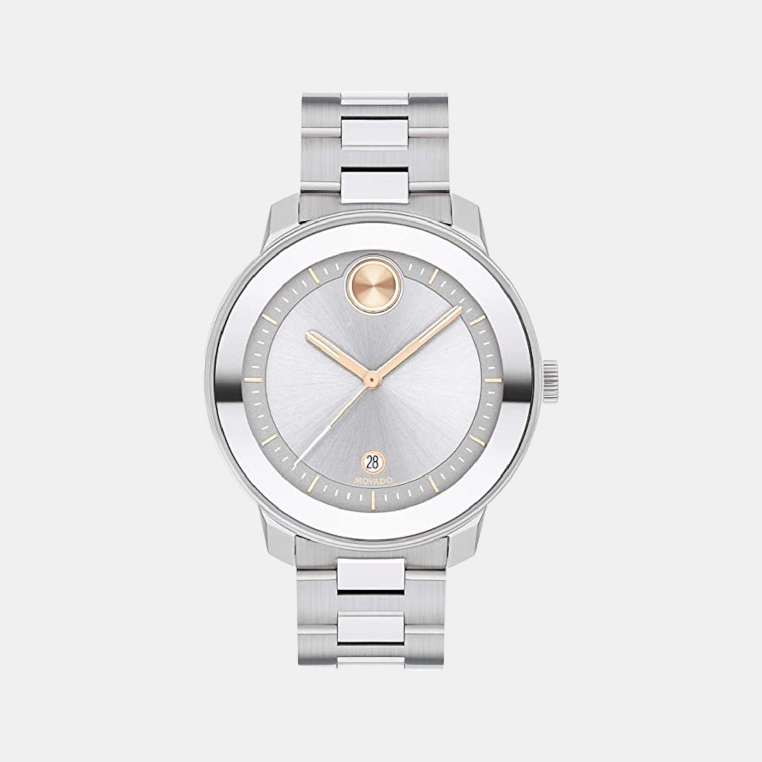 Bold Verso Women Quartz Silver Dial Analog Stainless Steel Watch 3600747