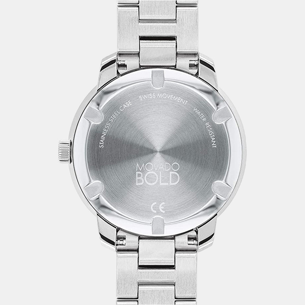 Bold Verso Women Quartz Silver Dial Analog Stainless Steel Watch 3600747