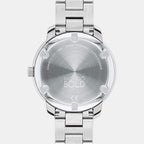Bold Verso Women Quartz Silver Dial Analog Stainless Steel Watch 3600747