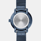 Bold Women Quartz Blue Dial Analog Stainless Steel Watch 3600780