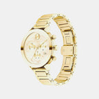 Bold Evolution Women Quartz Mother Of Pearl Dial Chronograph Stainless Steel Watch 3600788
