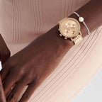 Bold Evolution Women Quartz Pink Dial Chronograph Stainless Steel Watch 3600789