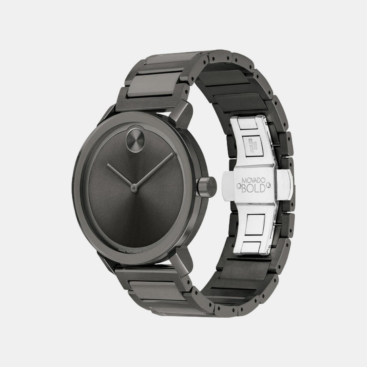 Bold Evolution Men Quartz Grey Dial Analog Stainless Steel Watch 3600796