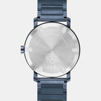 Bold Evolution Men Quartz Blue Dial Analog Stainless Steel Watch 3600797