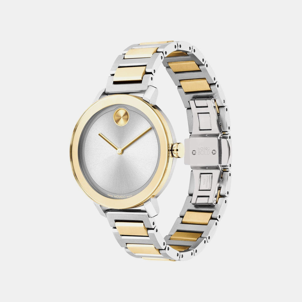 Bold Evolution Men Quartz Grey Dial Analog Stainless Steel Watch 3600825