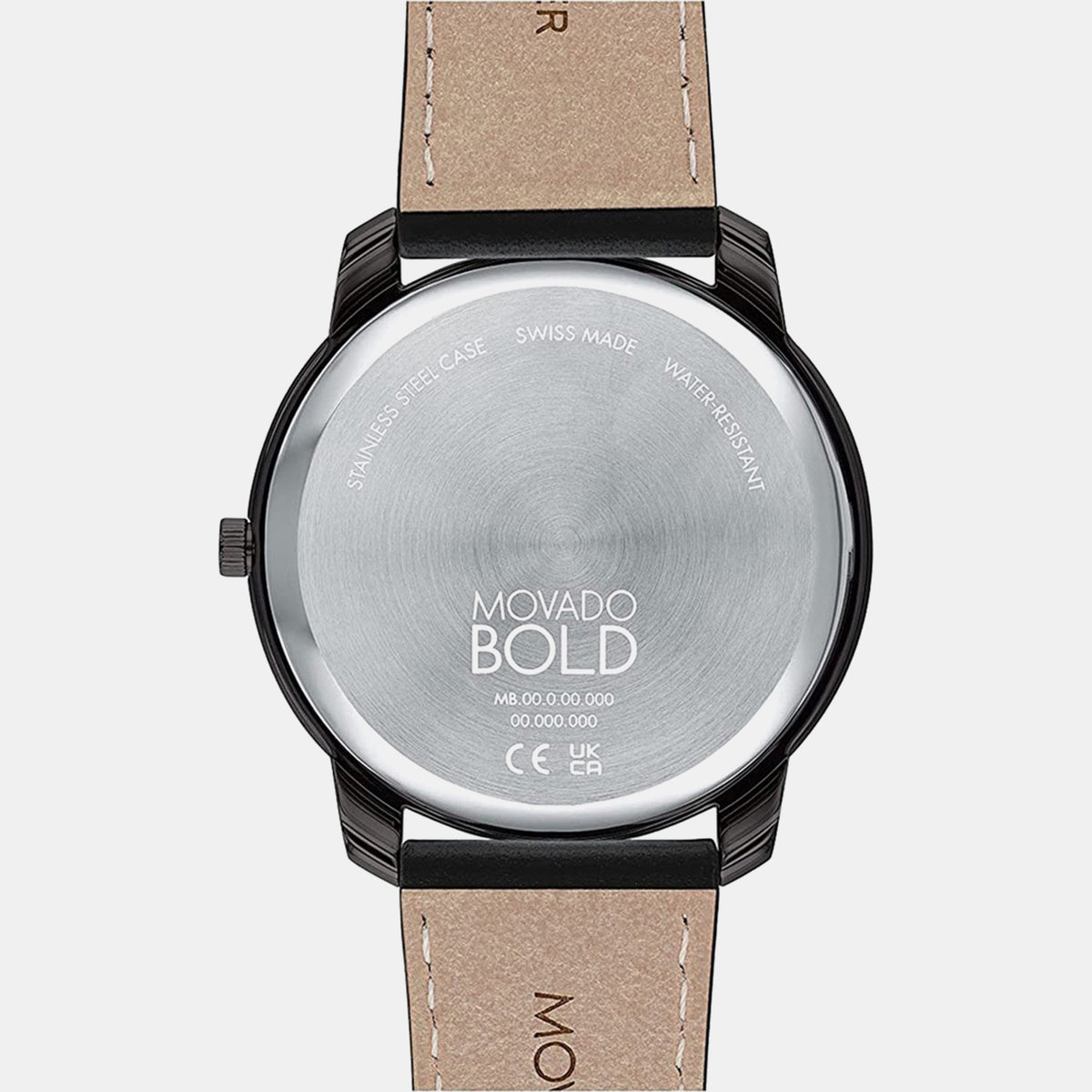 Bold Thin Men Quartz Black Dial Analog Stainless Steel Watch 3600831