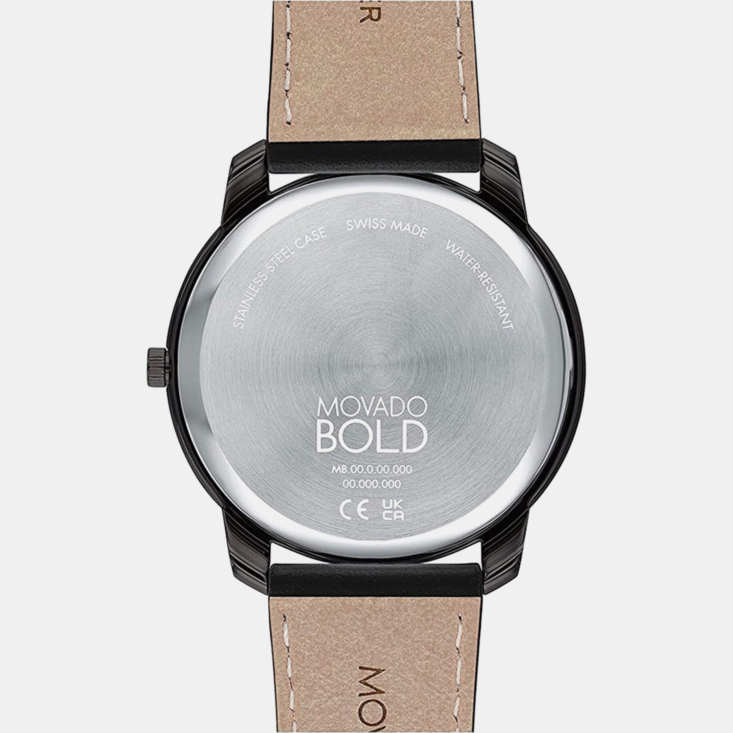 Bold Thin Men Quartz Black Dial Analog Leather Watch 3600831