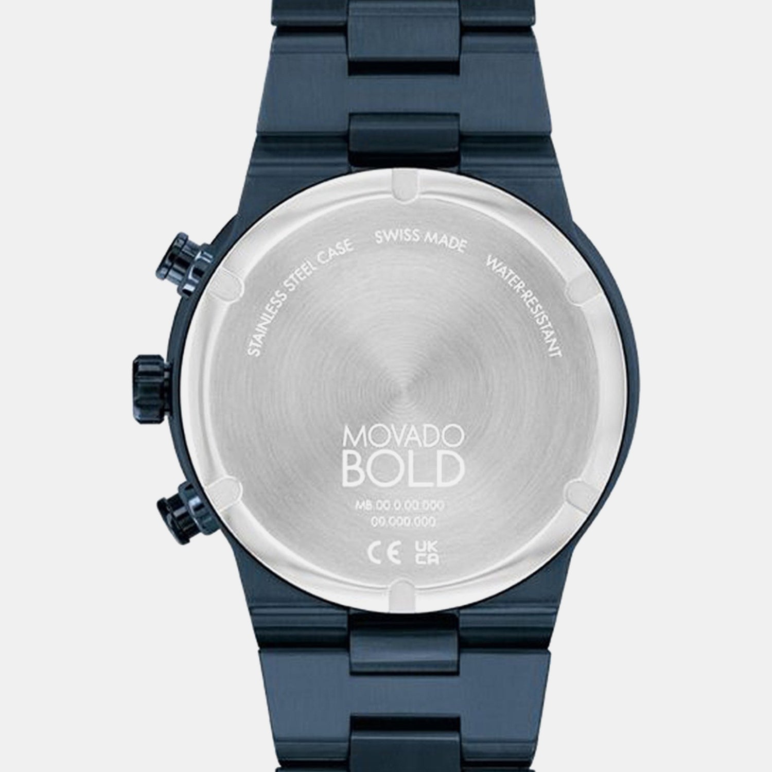 Bold Fusion Men Quartz Blue Dial Chronograph Stainless Steel Watch 3600859