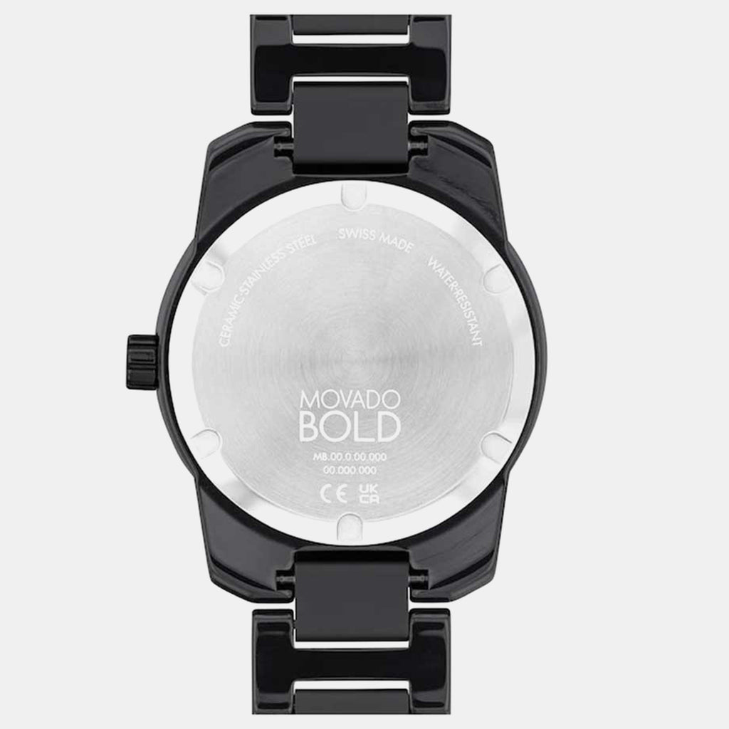 Bold Verso Men Quartz Black Dial Analog Stainless Steel Watch 3600863