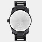 Bold Verso Men Quartz Black Dial Analog Stainless Steel Watch 3600863