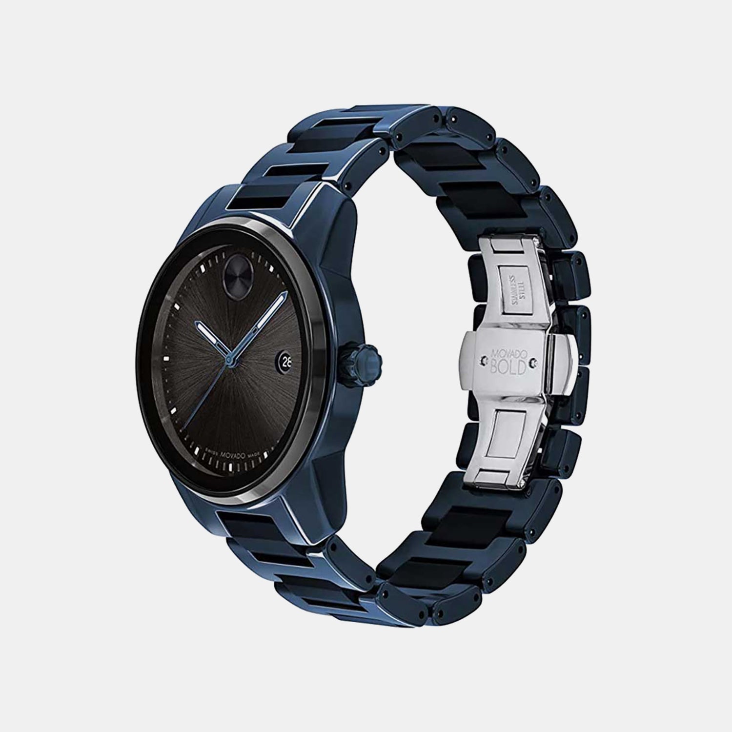 Bold Verso Men Quartz Black Dial Analog Stainless Steel Watch 3600864