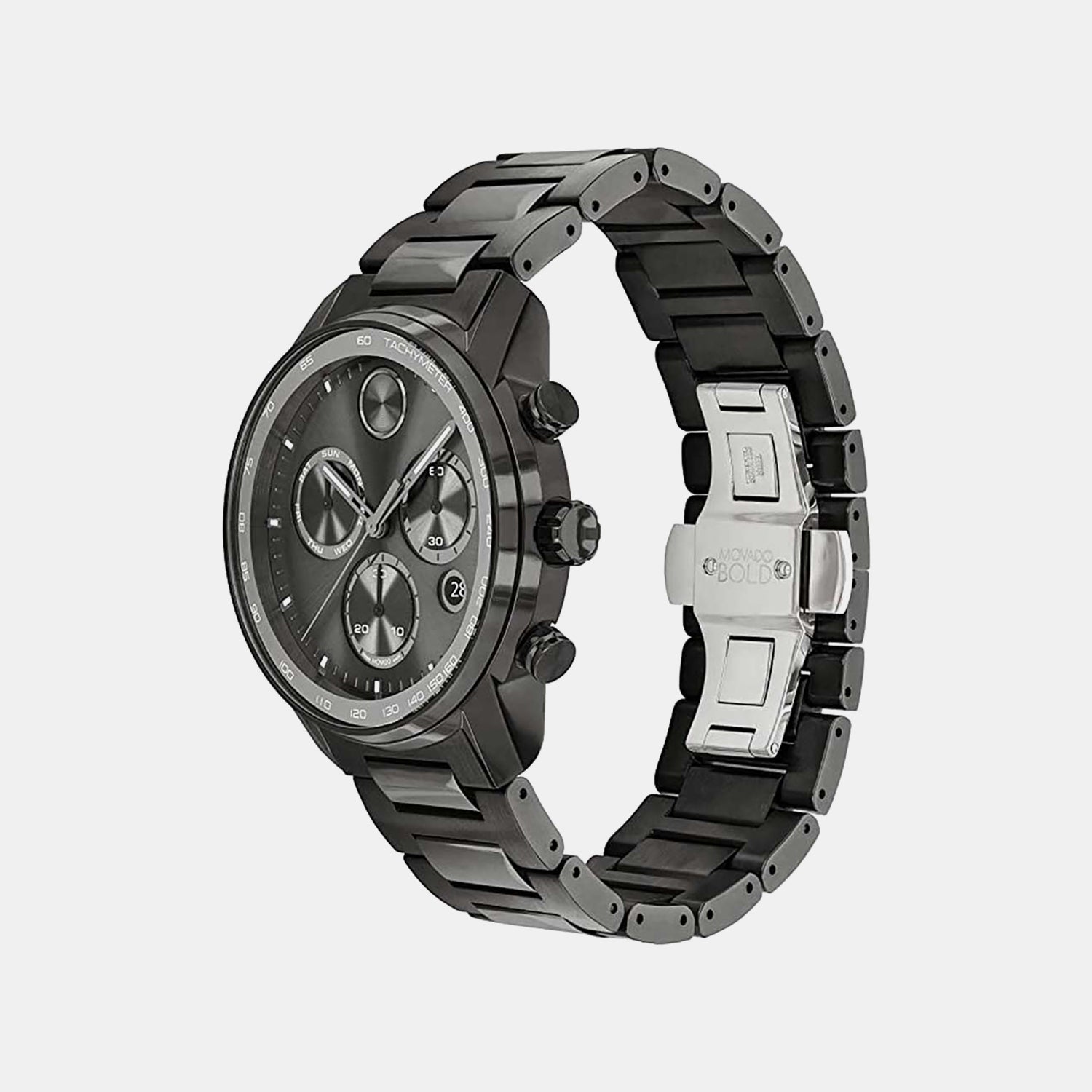 Bold Verso Men Quartz Grey Dial Chronograph Stainless Steel Watch 3600867