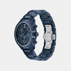 Bold Verso Men Quartz Blue Dial Chronograph Stainless Steel Watch 3600868