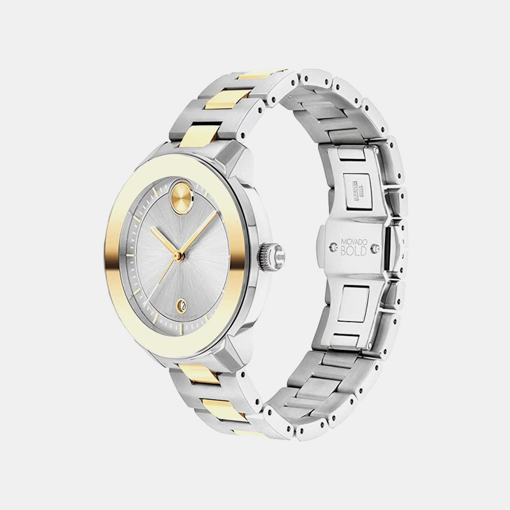 Bold Verso Women Quartz Silver Dial Analog Stainless Steel Watch 3600870