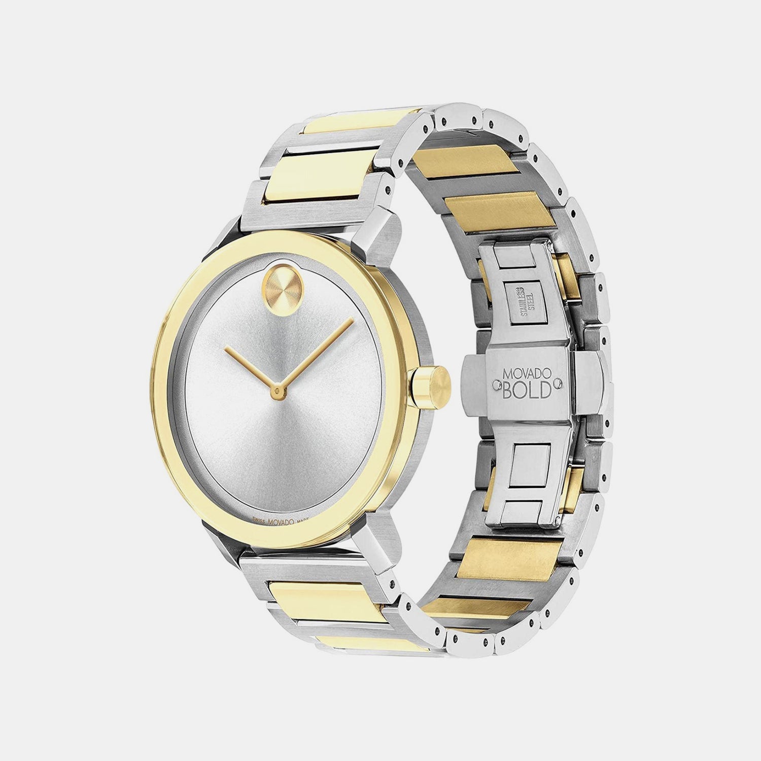 Bold Evolution Women Quartz Silver Dial Analog Stainless Steel Watch 3600887