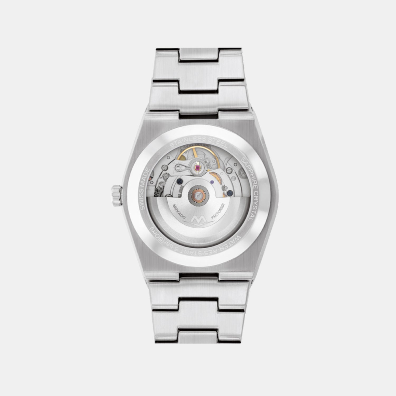 Bold Men Quartz Black Dial Analog Stainless Steel Watch 3600941