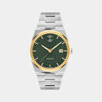 Bold Women Automatic Green Dial Analog Stainless Steel Watch 3600942