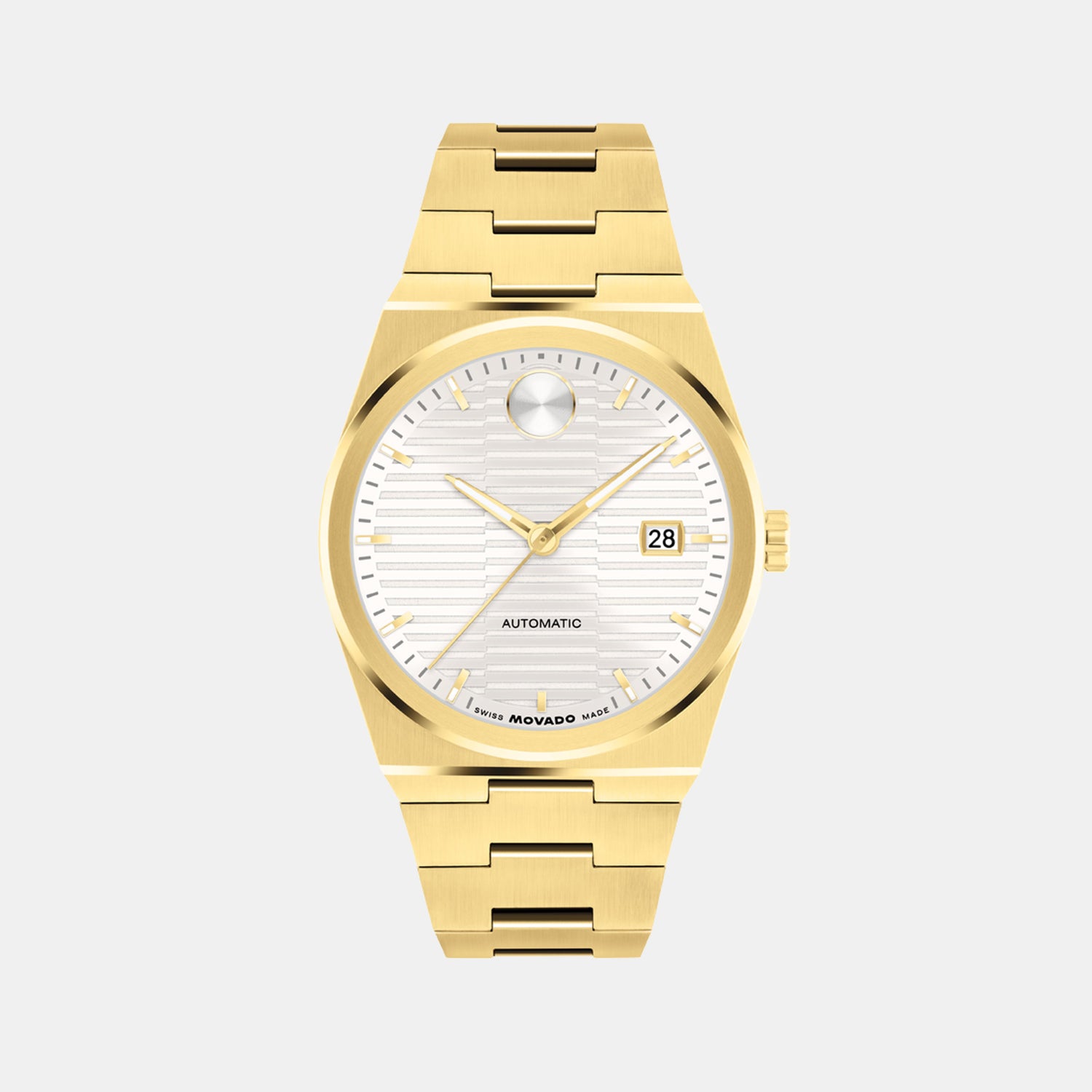 3600943 Movado Bold Quest Men White Stainless Steel Watch 3600943 – Just In Time