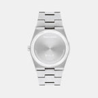 Bold Ceramic Women Quartz White Dial Analog Stainless Steel Watch 3600946