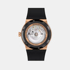 Bold Fusion Men Quartz Silver Dial Analog Rubber Watch 3600947