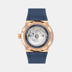 Bold Fusion Automatic Men Quartz Two Tone Dial Analog Rubber Watch 3601005