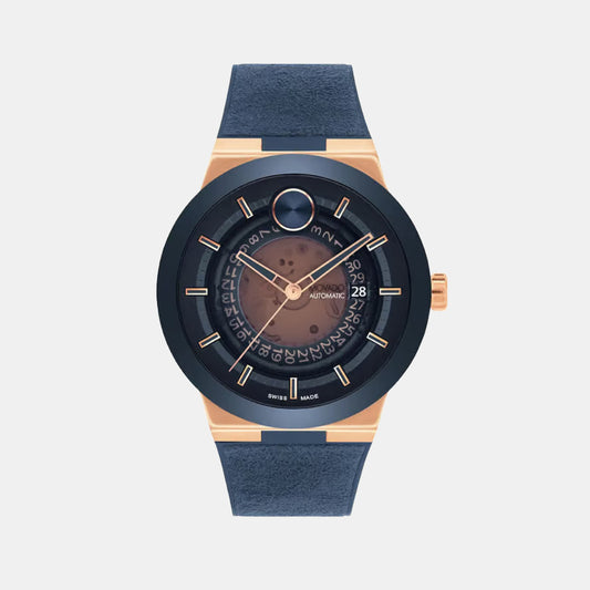 Bold Fusion Automatic Men Quartz Two Tone Dial Analog Rubber Watch 3601005