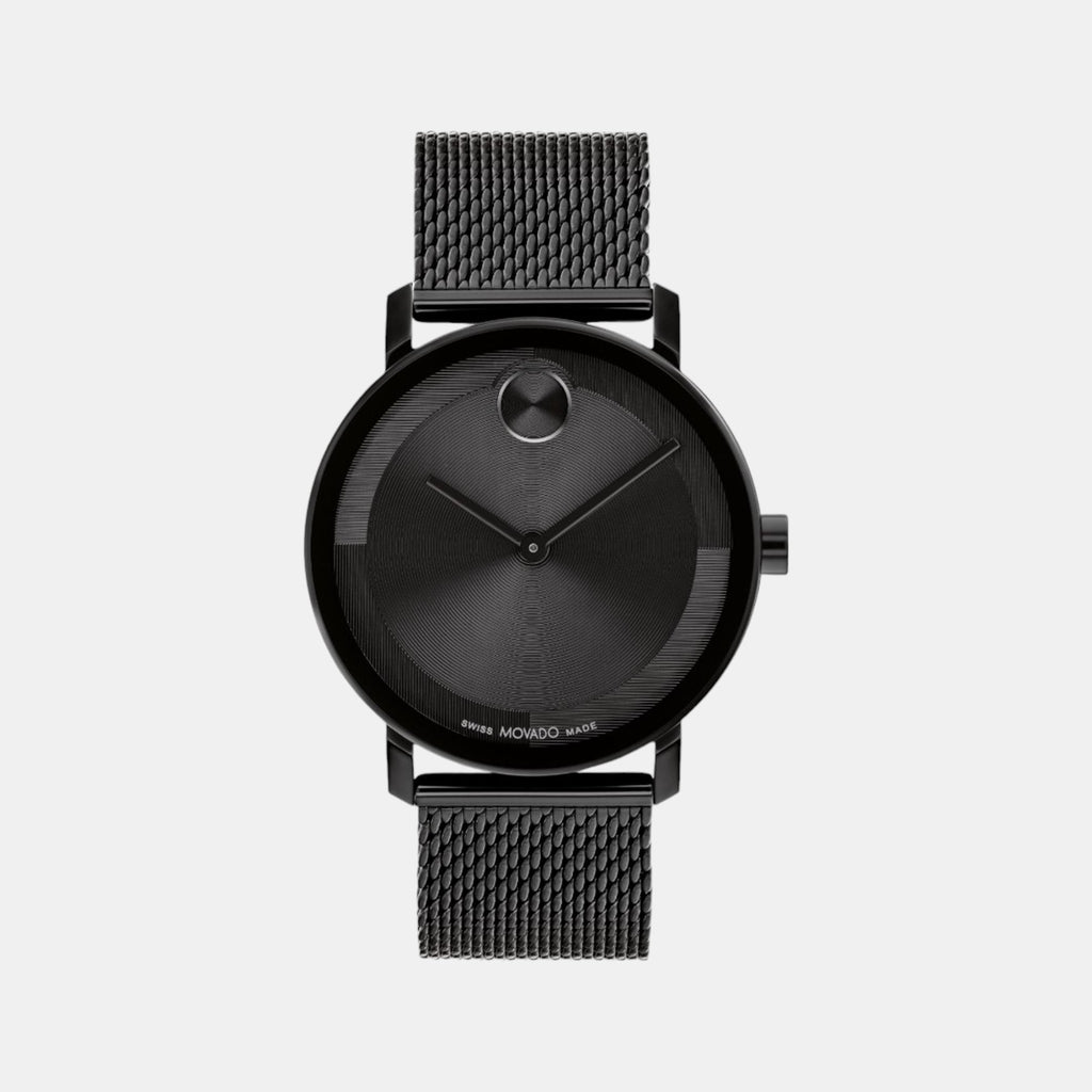 Movado Round Black Analog watch