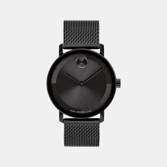 Men Analog Black Mesh Watch 3601072