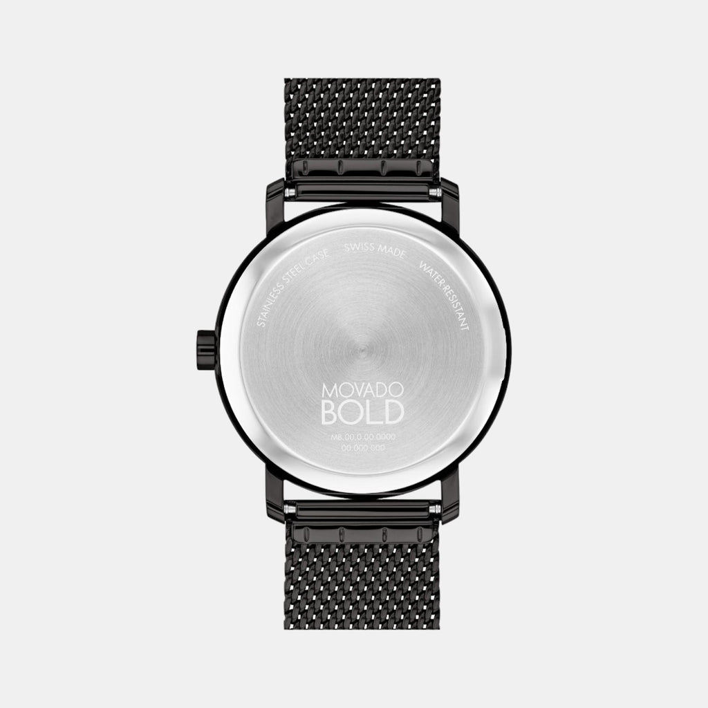 Movado Men Round Black watch