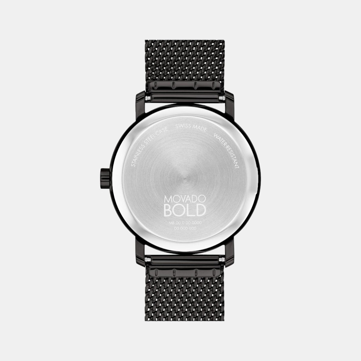 Movado Men Round Black watch