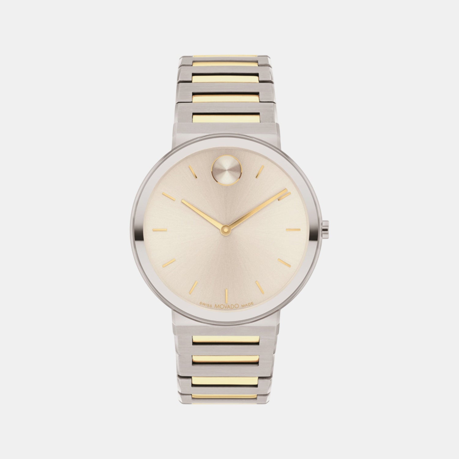 Movado Bold Men Beige Stainless Steel Watch 3601075 – Just In Time ...