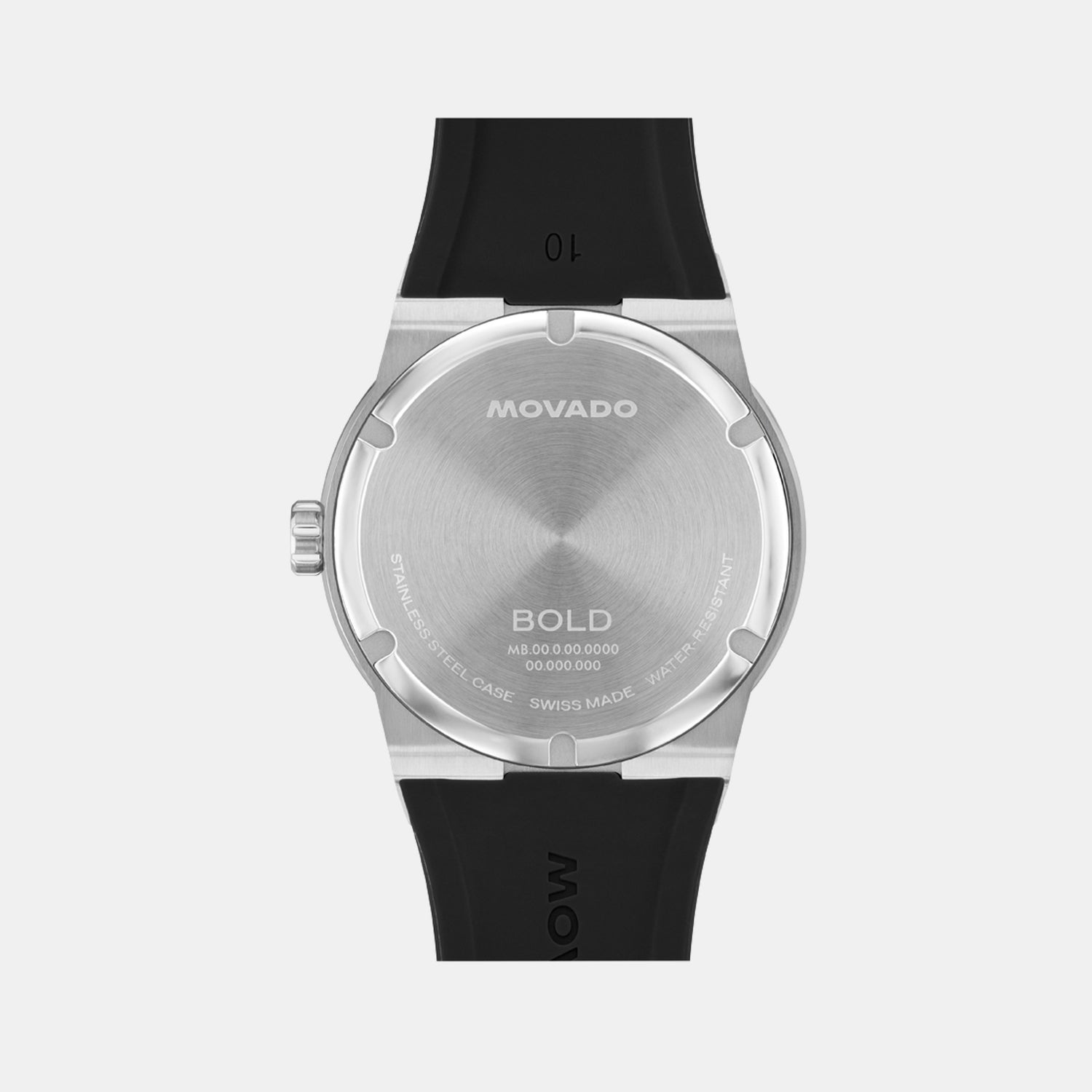 Bold Men Quartz Black Dial Analog Silicone Watch 3601079