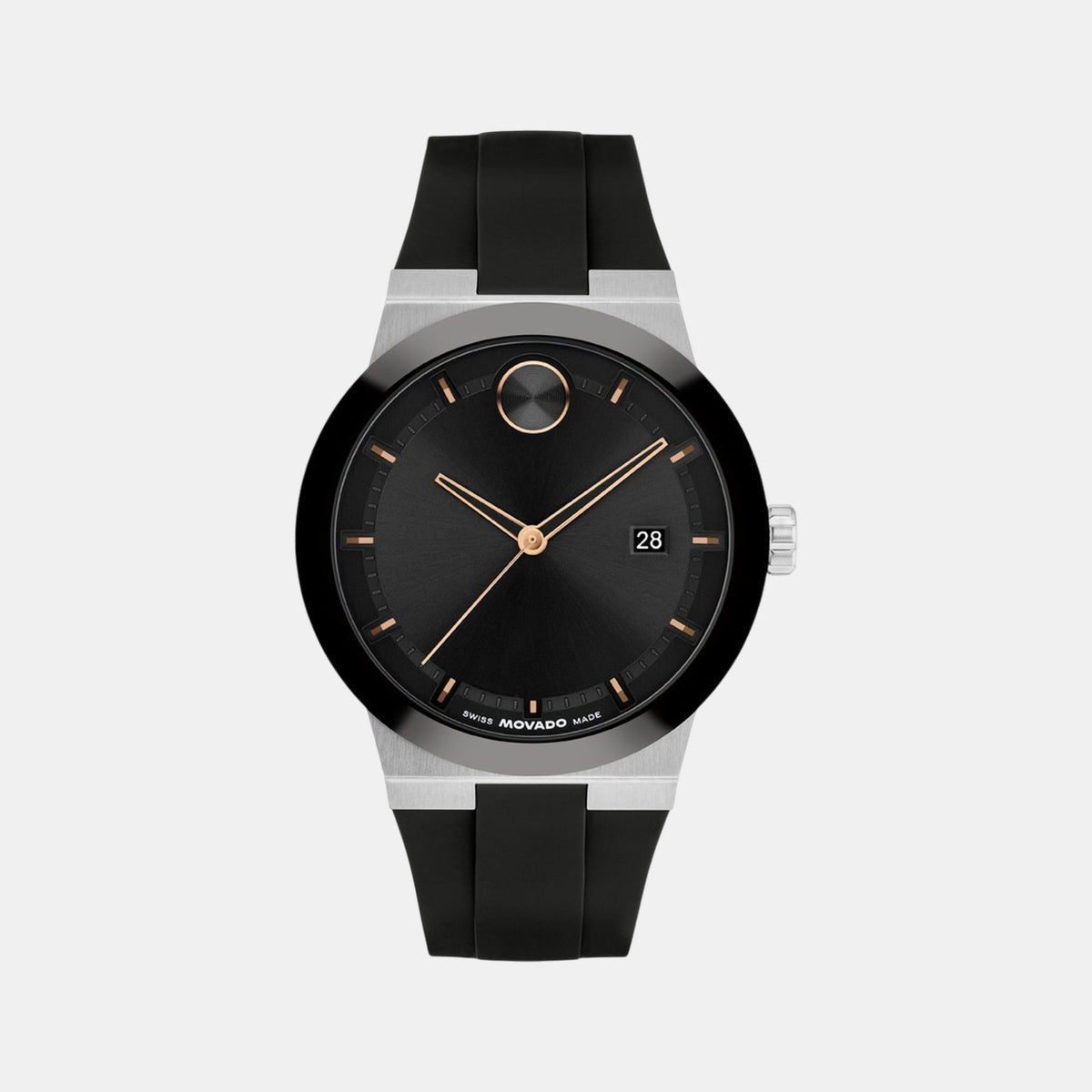 Bold Fusion Men Quartz Black Dial Analog Ceramic Watch 3601079
