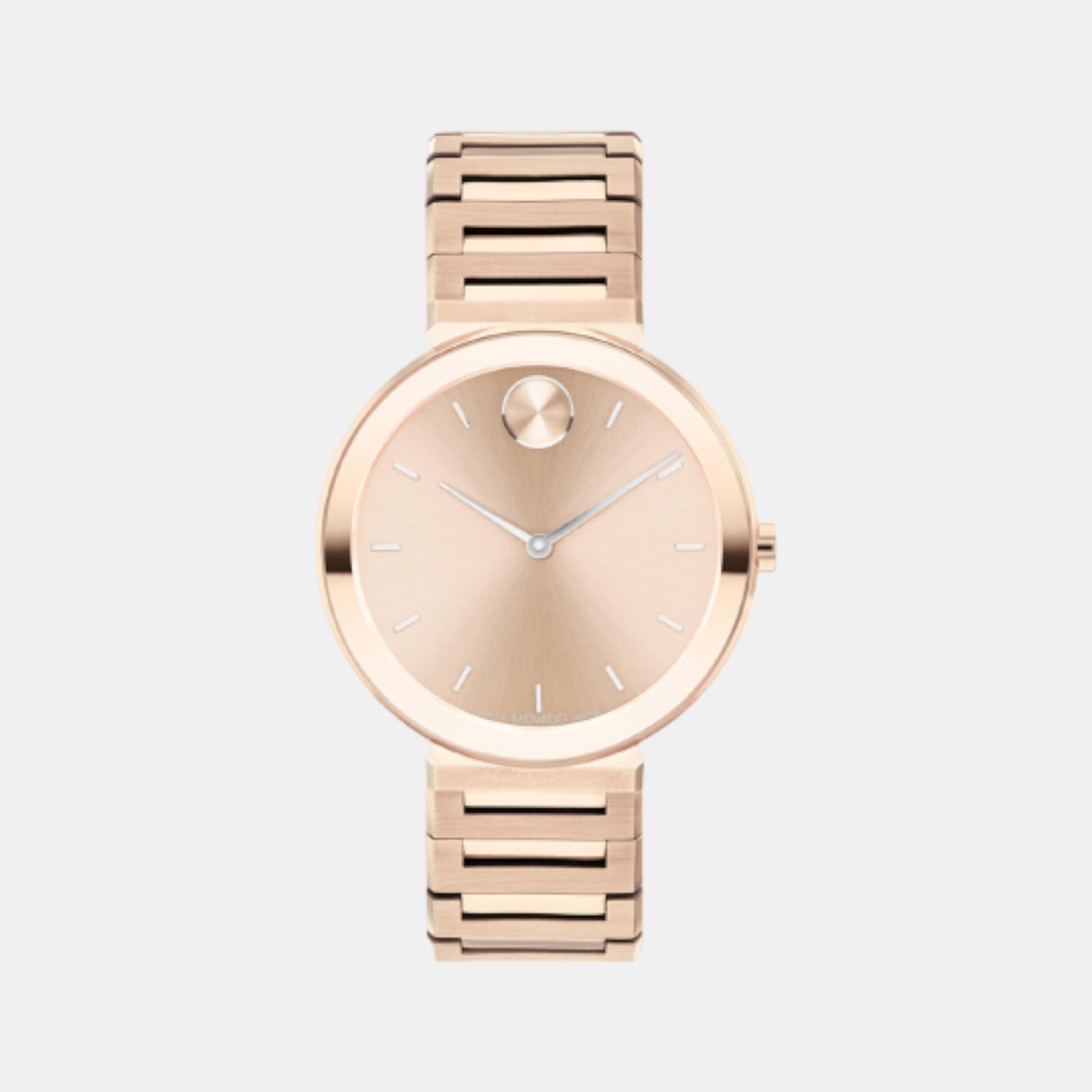 Bold Women Quartz Rose Gold Dial Analog Stainless Steel Watch 3601089