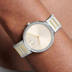 Bold Women Quartz Pink Dial Analog Stainless Steel Watch 3601091