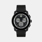 Movado Round Black Chronograph watch