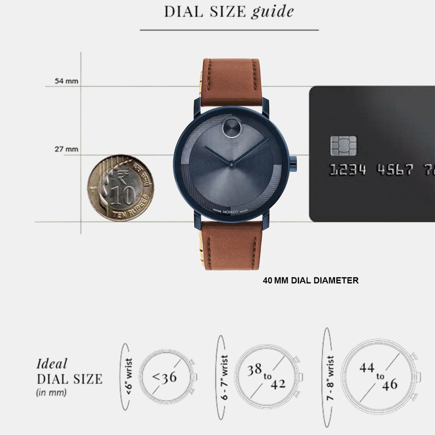 Bold Men Quartz Blue Dial Analog Leather Watch 3601093