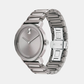 Men Quartz Grey Dial Analog Stainless Steel Watch 3601096