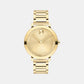 Quartz Women Analog Gold Stainless Steel Watch 3601104