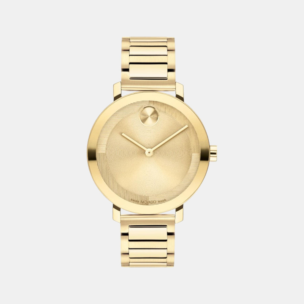 Movado Round Gold Analog watch