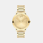 Movado Round Gold Analog watch