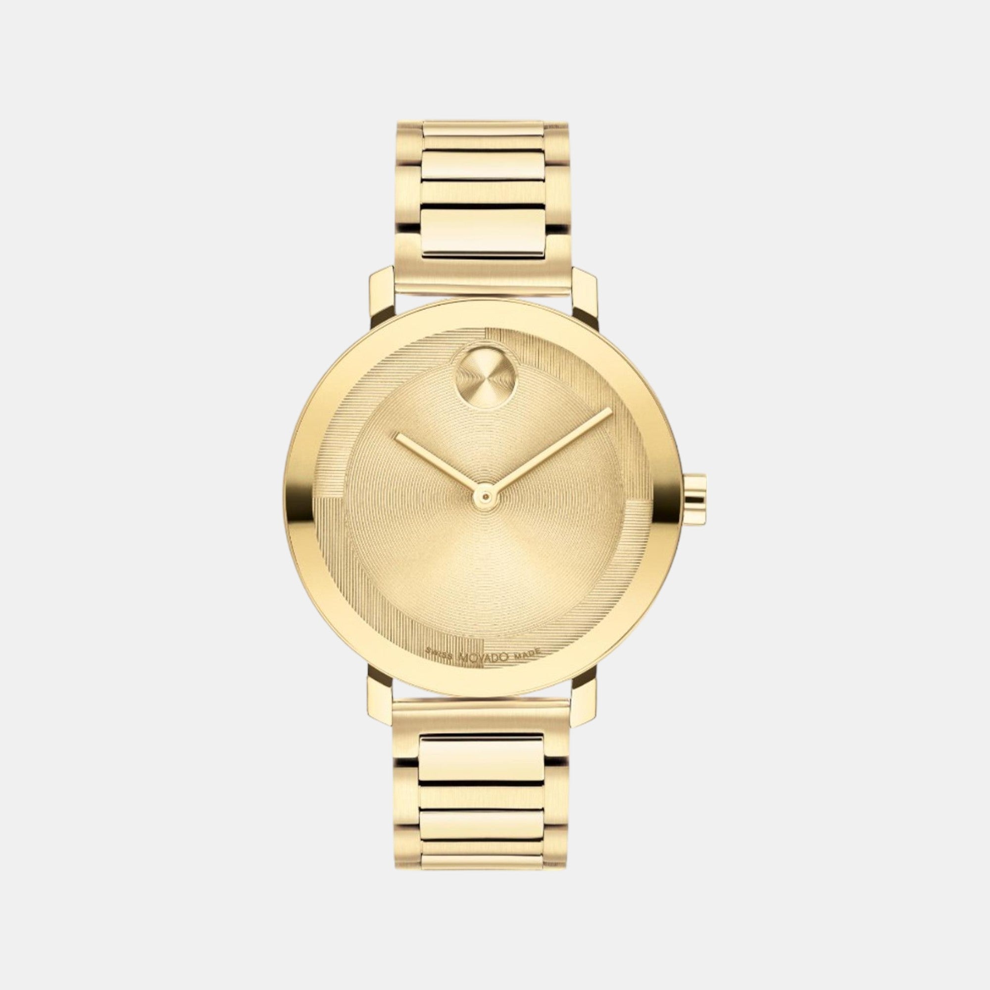 Movado Round Gold Analog watch