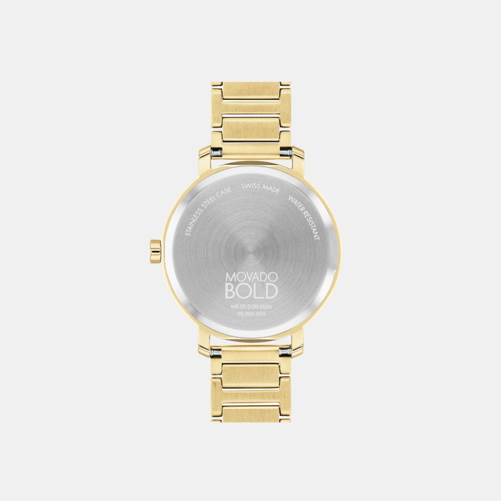 Movado Women Round Gold watch