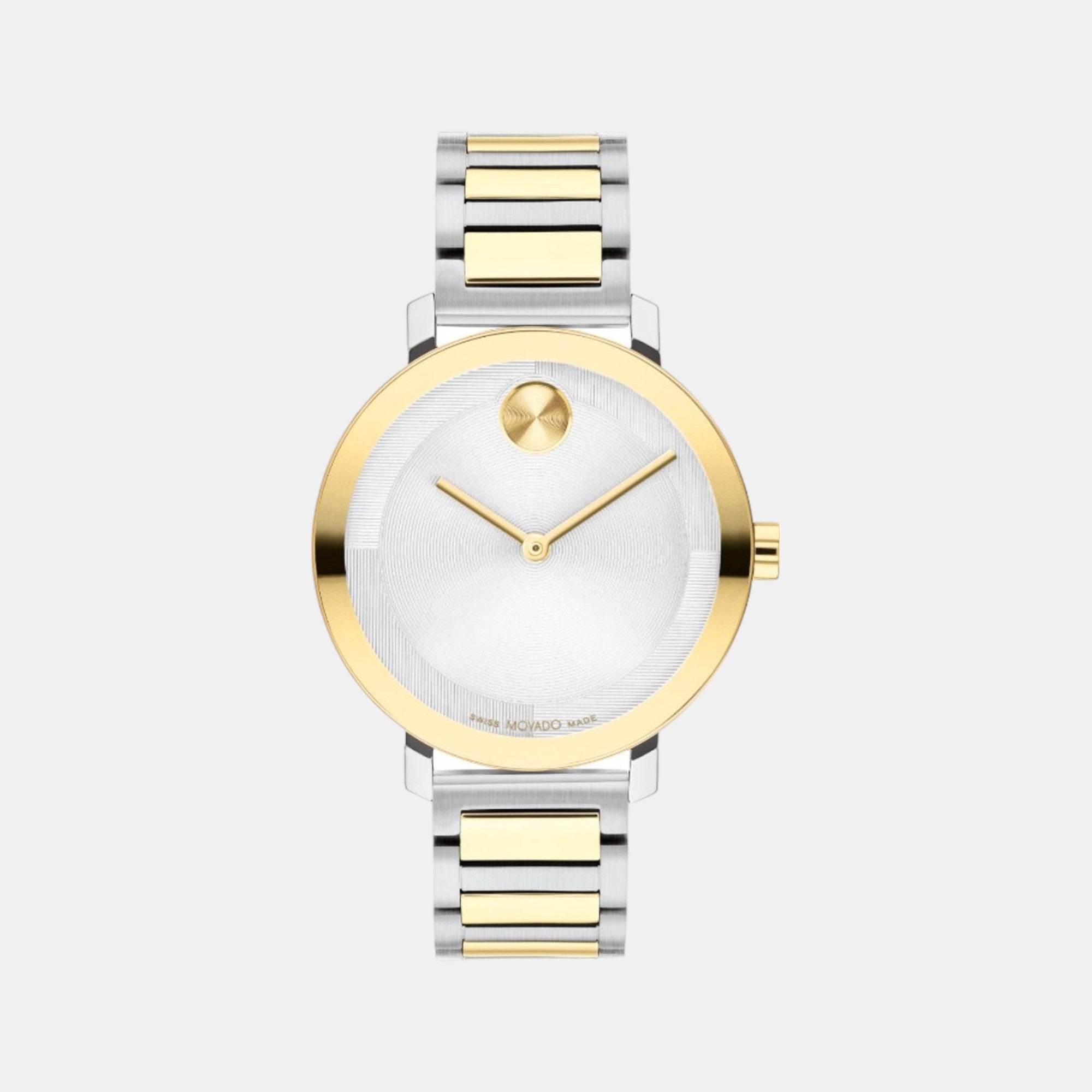 Movado Round Silver Analog watch