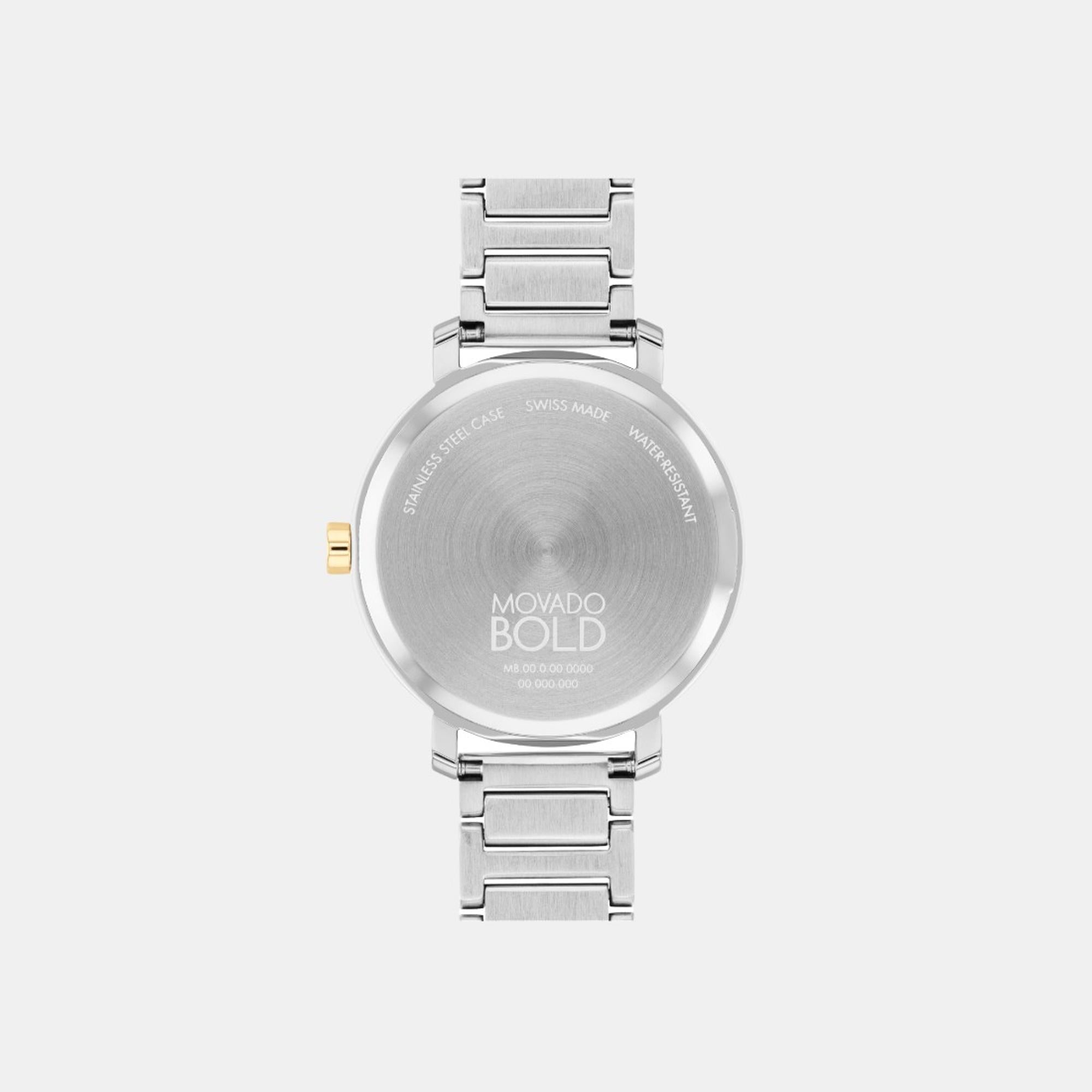 Movado Women Round Silver watch